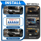 For Ford F 150 2021 2022 2023 Front Bumper License Plate Bracket Frame Holder