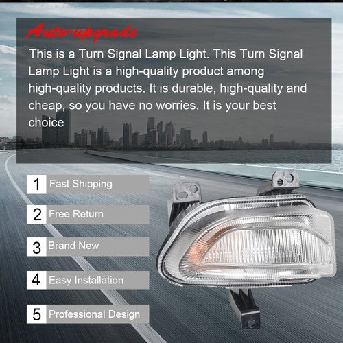 Front Turn Signal Lamp Light Passenger Side RH For Jeep Renegade 2015-2018