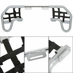 Pair of Nerf Bars Silver bar Black nets Aluminum For Honda TRX 250EX 250X 01-24