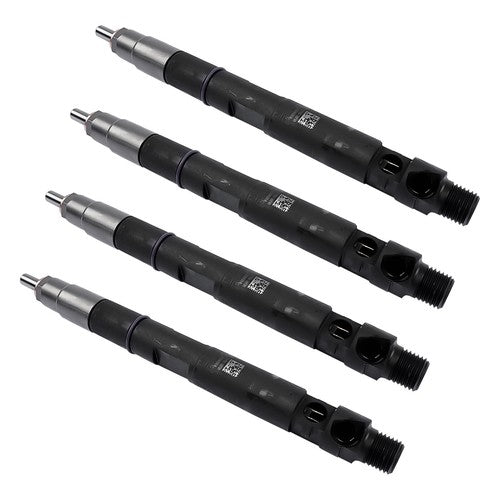 4Pcs Common Rail Diesel Fuel Injectors Black Fits JCB T4 Excavator 444 Engine