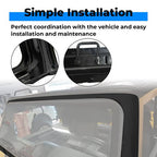 Black Front Windshield Frame for 2003-2006 Jeep Wrangler TJ 55395014AB