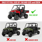 Black ABS Hard Top Roof Fit for 2009 2010 2011 2012 2013 2014 Polaris Ranger XP 800
