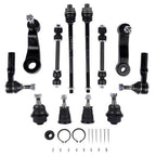 12Pcs Front Ball Joints Tie Rods Idler Pitman Arm for Chevy Silverado 2500 3500