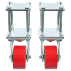 Hitch Mount Skid Wheel For RV Trailer 5th Wheel 2.5 Inch 3 Inch Receivers Zinc Plated