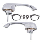 2x Chrome Exterior Door Handles Fits for Chevy Camaro Pontiac Firebird 1967-1969