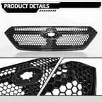 Front Bumper Gloss Black Grille Assembly Sti Style for Subaru WRX VB 2022-2026