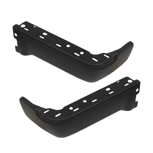 Rear Bumper Ends For Ford F150 2009-2014 Primered Steel Set Black Pair LH RH
