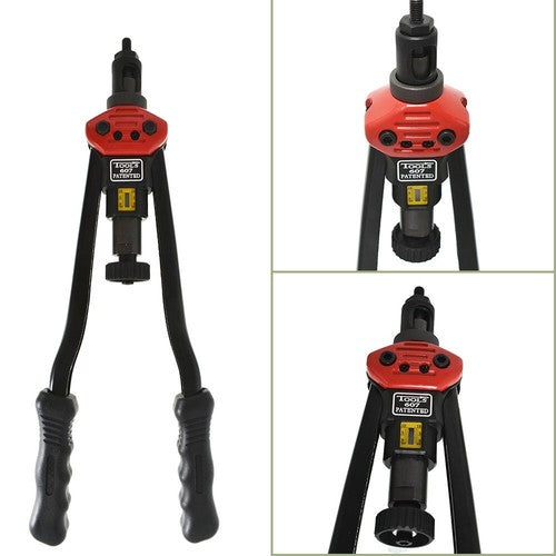 16" Rivet Gun Kit Rivnut Setting Tools Nut Setter Tool Hand Blind Riveter Gun US