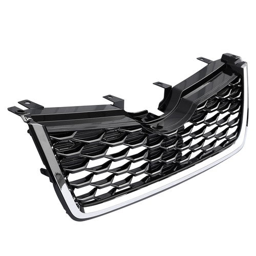 Front Upper Grille Assembly for Subaru Forester 2019 2020 2021 w/Chrome Tirm