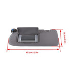 Gray Plastic Driver Side Sunvisor With Lights And Mirror For 17-22 Honda CR-V