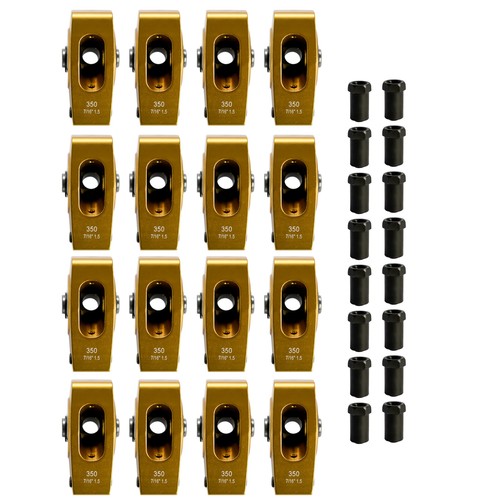 Fits Chevrolet SBC 350 400 1.5 Ratio 7/16" Aluminum Full Roller Rocker Arms Set