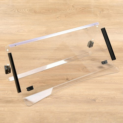 Front Folding Clear Windshield for EZGO Express S4 L4 Golf Cart with 3 4 Frame