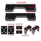 Fit For Chevy C1500 & GMC Sierra 88-98 2WD C-Notch Rear Support & Drop Flip Kit