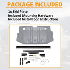 Rear Engine Skid Plate Aluminum Powder Coated for Toyota Fj Cruiser 2007-2013