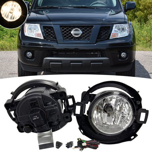 Fog Lights W/Bracket Harness Clip for Nissan Frontier 10-19 & for Xterra 05-15