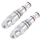 2Pcs Hydraulic Valve 62256 for S-40 S-45 S-60 S-65 S-65 TRAX S-80 S-85 Z-60/34