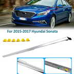 Front Fender Chrome Garnish Molding Trim Left for 2015-2017 for Hyundai Sonata