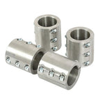 4 Steel Tube Clamps Weldable Bolt On 1.75 Inch 1 3/4 Inch Roll Cage Mounts
