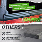 Fit For 09-14 Ford F150 Tailgate Top Protector Spoiler Cover Moulding Cap Black