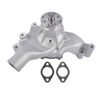 High-volume Aluminum Long Water Pump Satin Finish for Chevy BBC 396 402 454 502