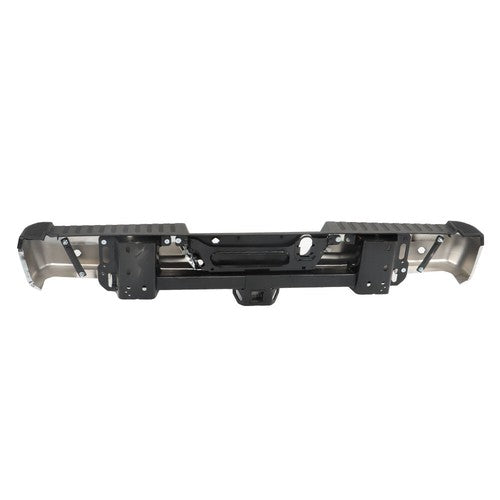 For Ford F150 2015-2019 w/ Heavy Duty Tow & Sensor Hole Chrome Rear Bumper