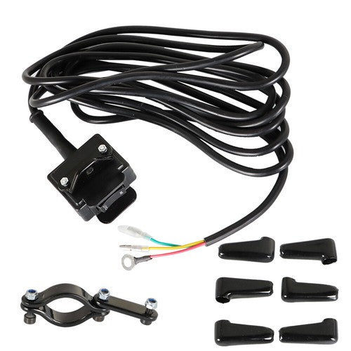 12V Solenoid Relay Contactor&Winch Rocker Thumb Switch Combo Set for ATV