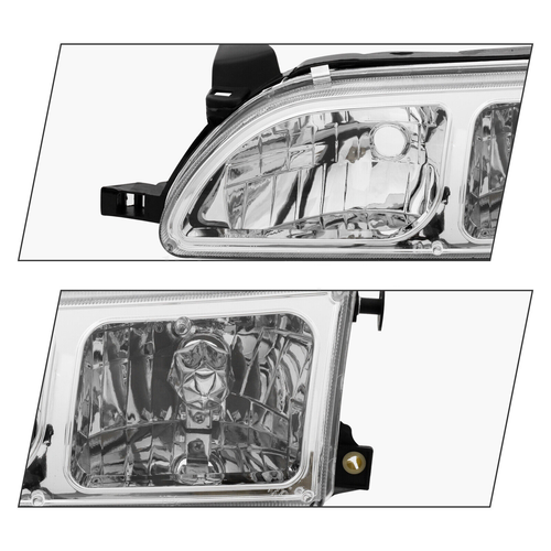 JDM Chrome Headlights Turn Signal Corner Lights for 1993-1997 for Toyota Corolla