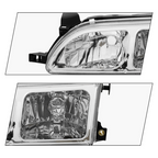 JDM Chrome Headlights Turn Signal Corner Lights for 1993-1997 for Toyota Corolla