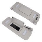 Pair Gray Sun Visors Right Left for Chevrolet Silverado GMC Sierra 2500HD 07-13