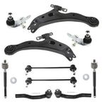 Black Front Lower Control Arm Suspension Kit 10pc For Toyota Camry 2007-2011