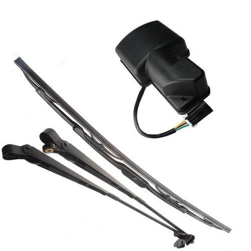 Windshield Wiper Motor Arm Blade Kit For Bobcat S100 T250 T300 T320