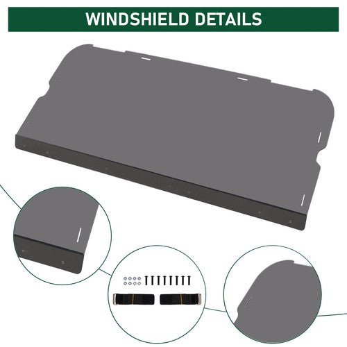 Tinted Rear Windshield Back Window For Polaris RZR XP 1000 / 4 1000 2014-2023