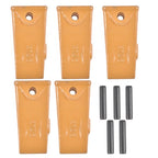 X156 X156S Dirt Teeth Bucket Teeth/Tooth with P156 Roll Pins 5 PCS Alloy Steel