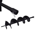 6" Earth Auger Drill Bits for Gas Powered Post Fence Hole Digger Cast Steel