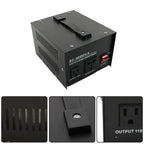 1000W Voltage Converter Transformer Step Up/Down 110v to 220v/220v to 110v New