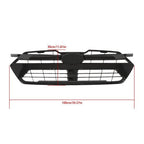 Front Bumper Upper Grill Glossy Black Plastic Suitable For Subaru Crosstrek 2024