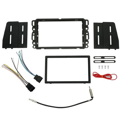 Double Din Dash Kit Stereo Radio Installation With Wire Harness For Chevrolet