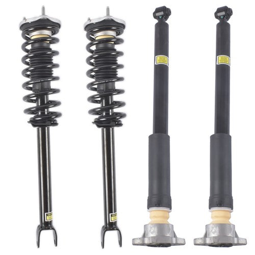4x Front Rear Shock Absorbers Struts w/o ADS For Mercedes W213 E300 E350 17-23