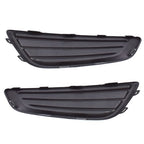 Left&Right Black Fog Light Cover For Ford Focus 15-2017 2018 Frame Bezel Trim