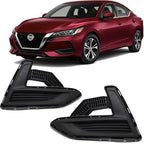 ZZ2V00461 Front Bumper Fog Light Cover for 2020-2023 Nissan Sentra S SR SV