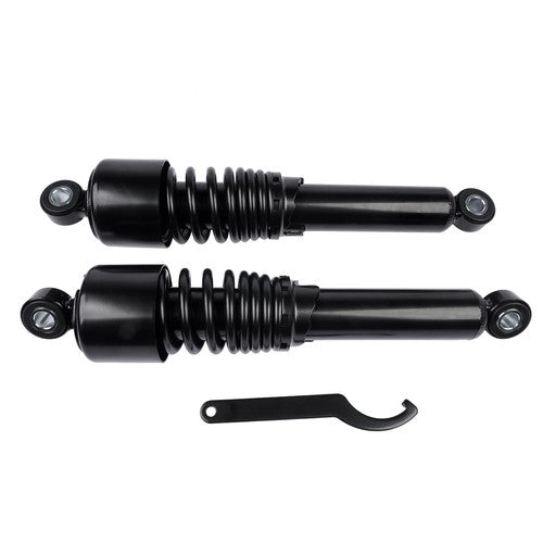 Black 13in Heavy Duty Rear Shocks For Harley Road King Touring Street Tour Glide