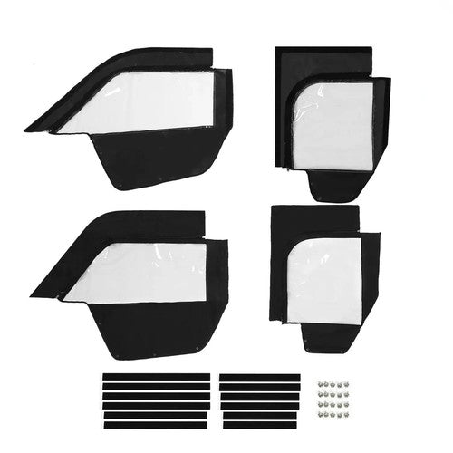 For Can-Am Defender Max HD8 4-Upper Half Soft Upper Doors 2017 2018 19 20 21 22