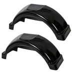 Single Axle Trailer Fenders Top Step for 13in Wheels Tires Skirt Boat Set Of 2