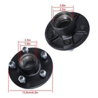 2- 5x4.75 Idler Hubs Fits 3500 lbs.#84  Bearing Kits Replace Trailer Axle