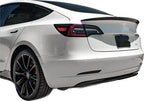 Rear Trunk Spoiler Wing for 2017-2023 2019 Tesla Model 3 Carbon Fiber Look