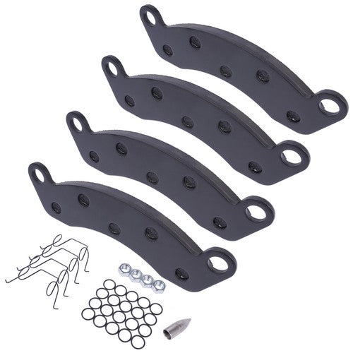 BRAKE PAD KIT 10K-12K AXLE FOR K71-180-00 DEXTER CALIPER 2 WHEELS Semi-Metallic