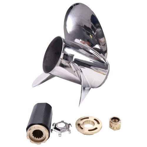 Impeller 48-8M0151386 For Mercury Plus Propeller 14 5/8 x 25 Pitch Right