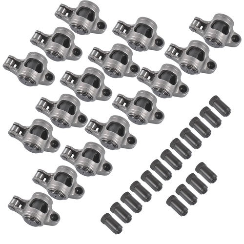 16x Roller Rocker Arm Self-Aligning for Small Block Chevy SBC 350 7/16'' Stud