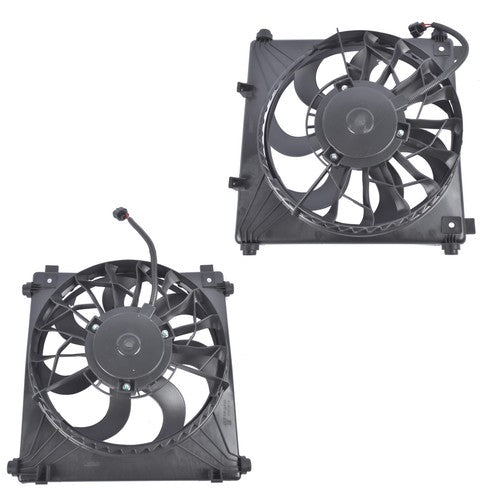 2x Engine Radiator Cooling Fan Assembly Left + Right for Tesla Model S 2012-2020