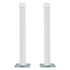 2pcs 22 Inch Steel Boat Trailer Post Guide for Pontoon Ski Fishing Boat or Sailboat